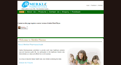 Desktop Screenshot of merklepharma.com